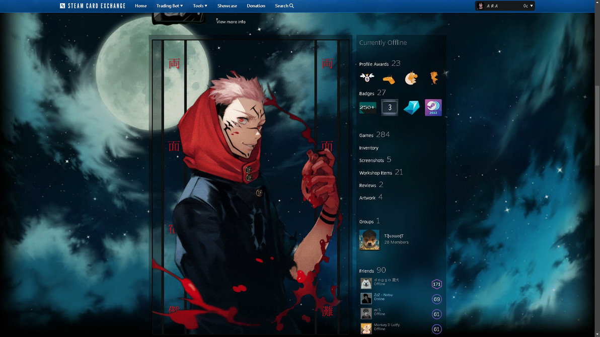 Ryomen Sukuna Steam Artwork Design By AraRc99 On DeviantArt ryomen-sukuna-steam-artwork-design-by-ararc99-on-deviantart