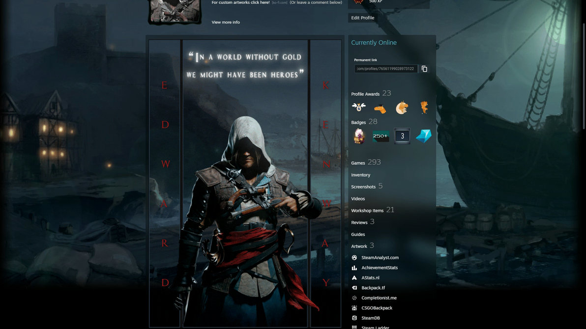 Edward - Assassin's Creed - Steam Artwork Design by AraRc99 on DeviantArt