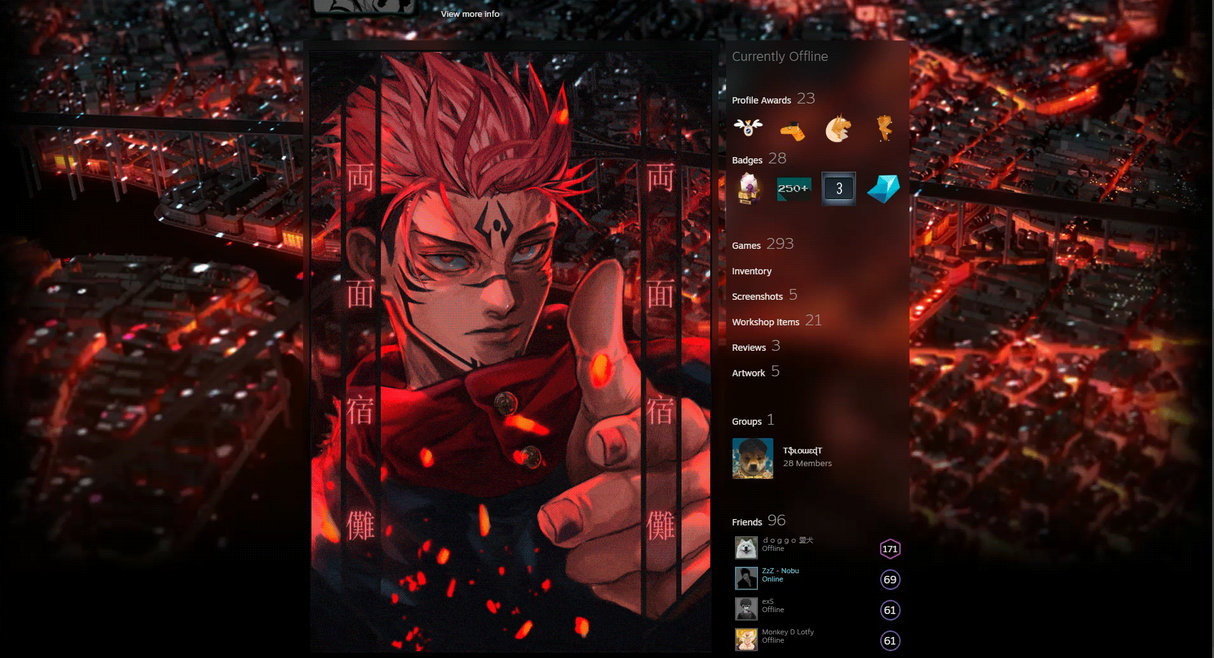 Ryomen Sukuna Steam Artwork Design By AraRc99 On DeviantArt ryomen-sukuna-steam-artwork-design-by-ararc99-on-deviantart