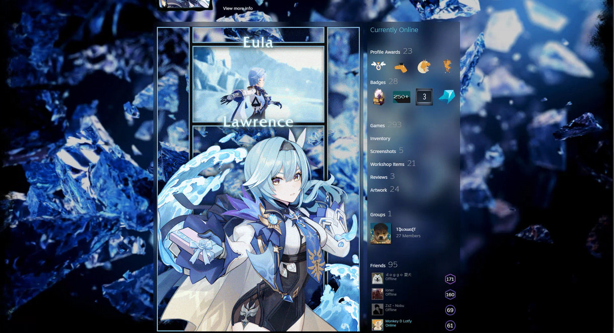 Eula - Genshin Impact - Steam Artwork Design by AraRc99 on DeviantArt