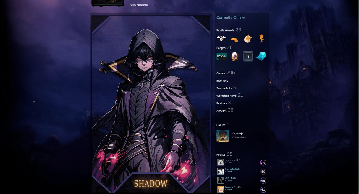 Cid Kagenou - Shadow - Steam Artwork Design by AraRc99 on DeviantArt