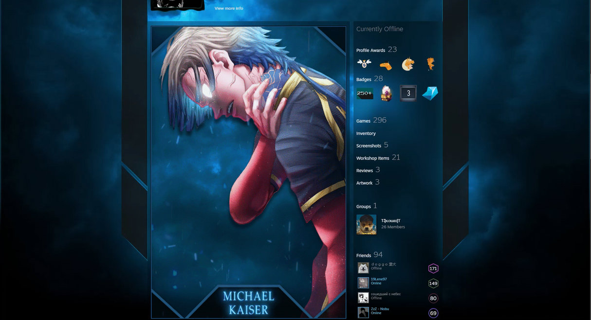 Deviantart Blue Steam Michael Kaiser - Blue Lock - Steam Artwork Design by AraRc99 on DeviantArt