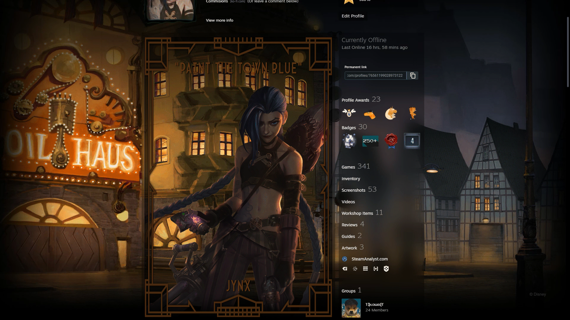 Jynx / Powder - LoL - Steam Artwork Design by AraRc99 on DeviantArt