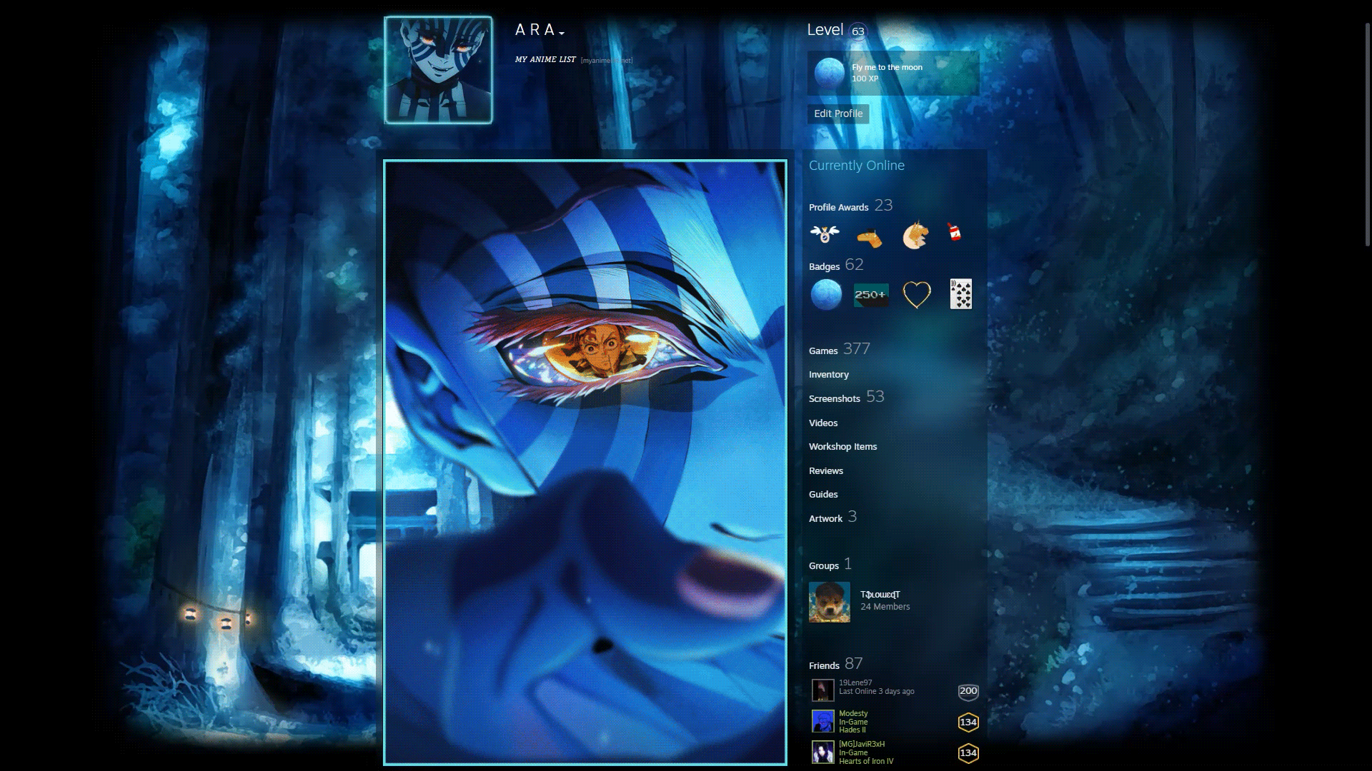 Akaza/Hakuji - KnY - Steam Artwork Design by AraRc99 on DeviantArt
