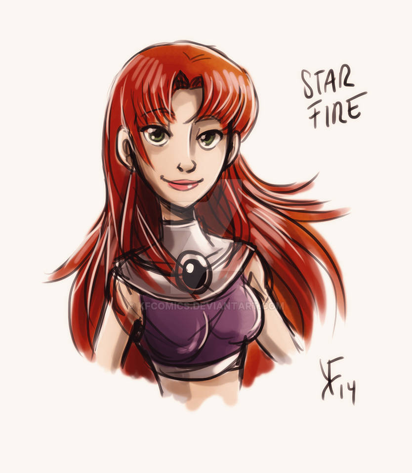 Starfire Teen Titans By Kfcomics On DeviantArt starfire-teen-titans-by-kfcomics-on-deviantart