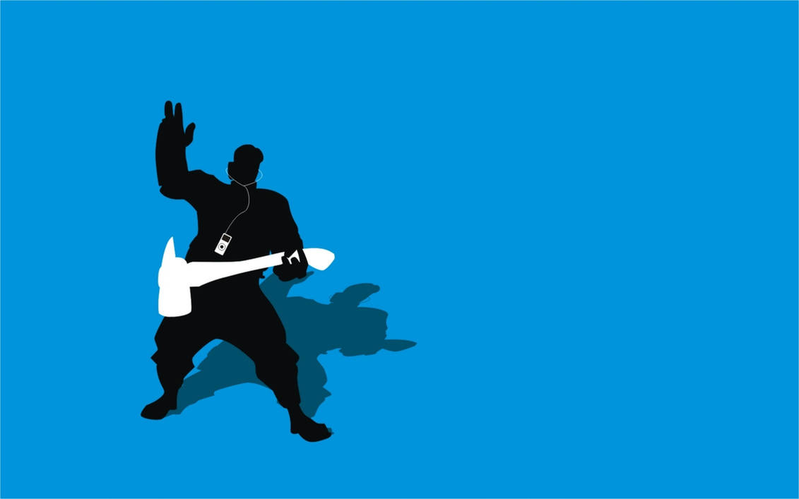 Pyro Silowet TF2 Blue Pyro Silhouette iPod Earbuds 2560x1600 by cwegrecki on DeviantArt