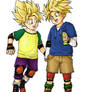 Goten n Trunks SSJRollerbladin