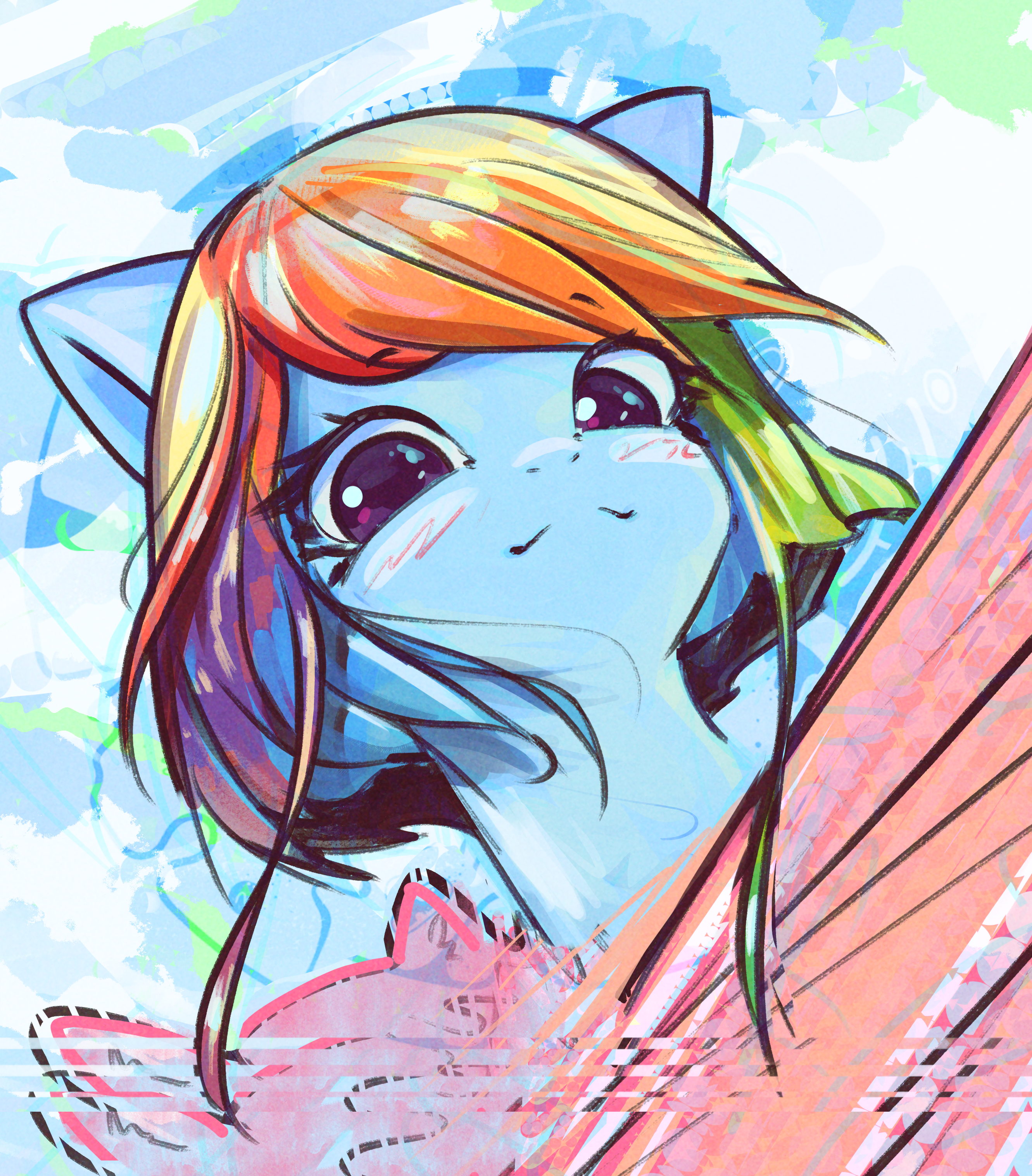 RainbowPortraitSketch