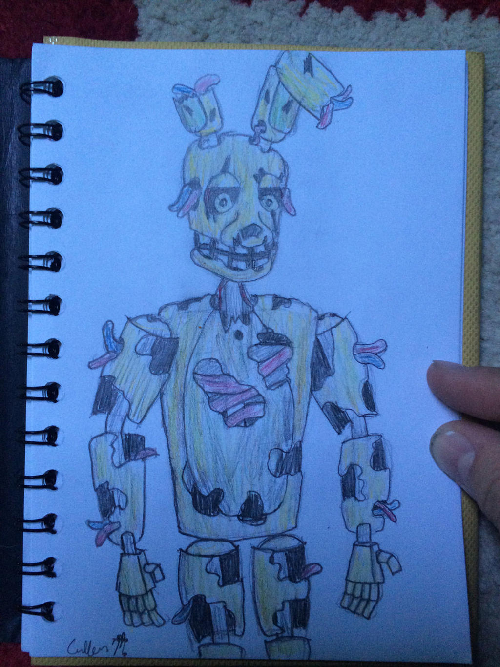 Springtrap fixed by TheMelloyMan on DeviantArt
