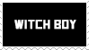 Witch Boy stamp by B33B