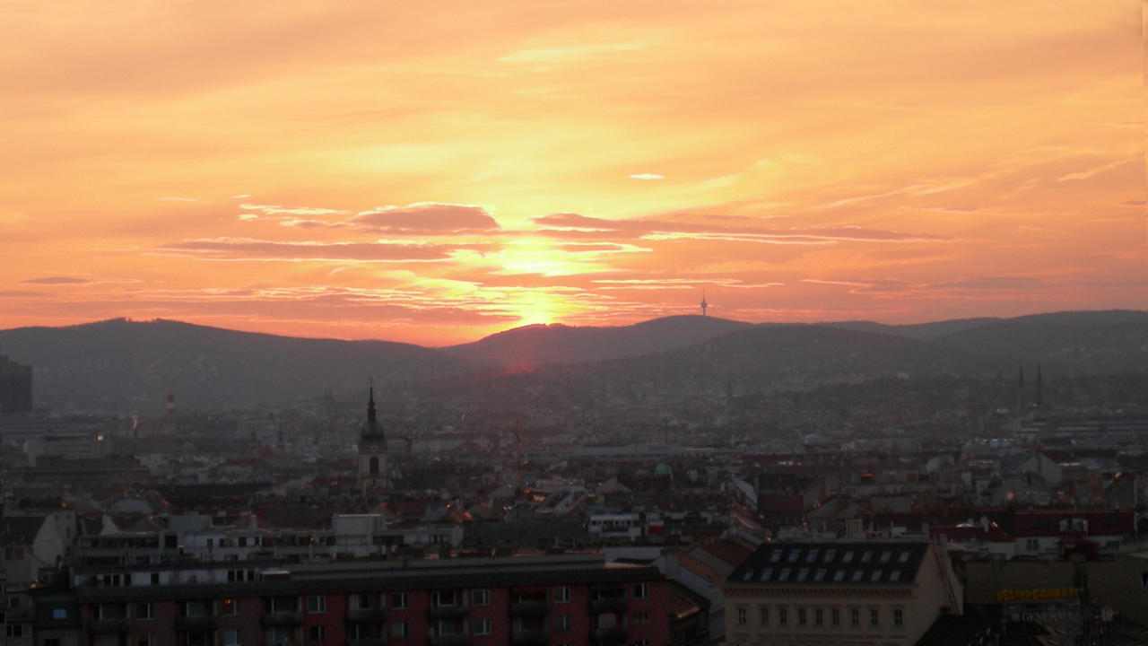 Sunset in Budapest