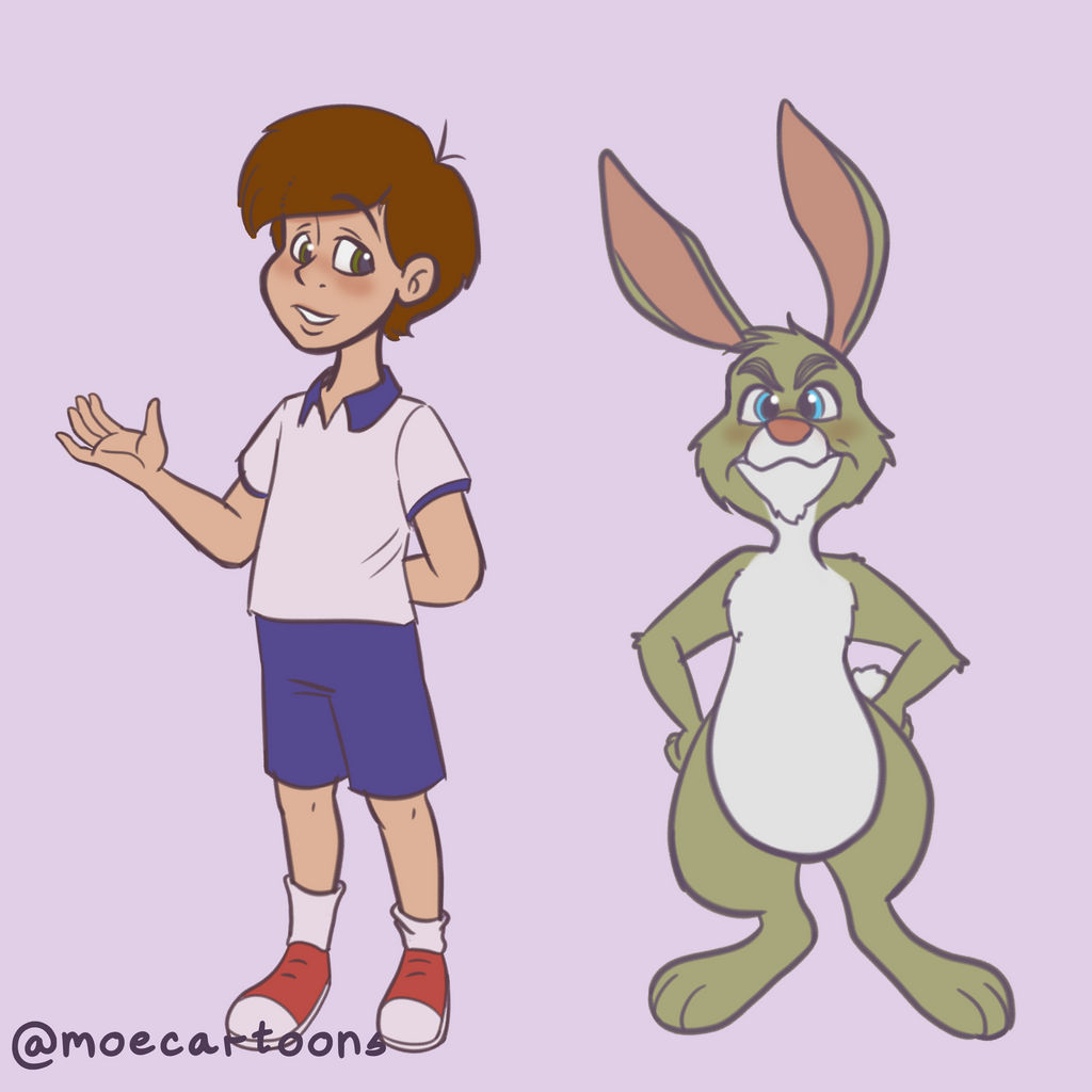 Christopher Robin and Rabbit by Moecartoons on DeviantArt