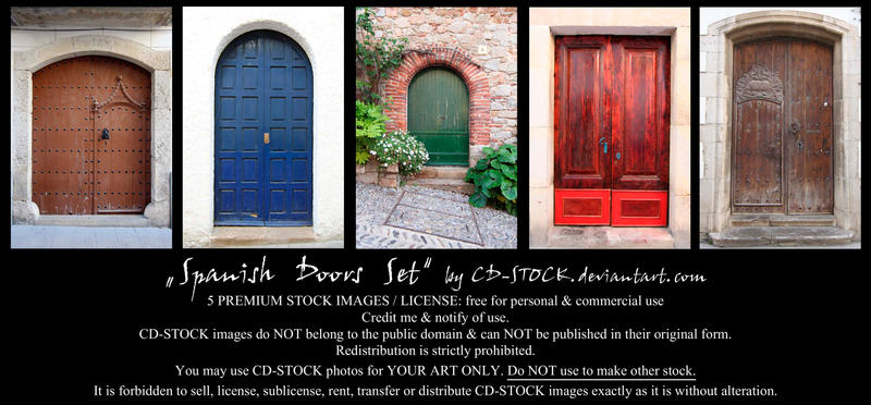 Spanish Doors Set by CD-STOCK by CD-STOCK Spanish Doors Set by CD-STOCK by CD-STOCK