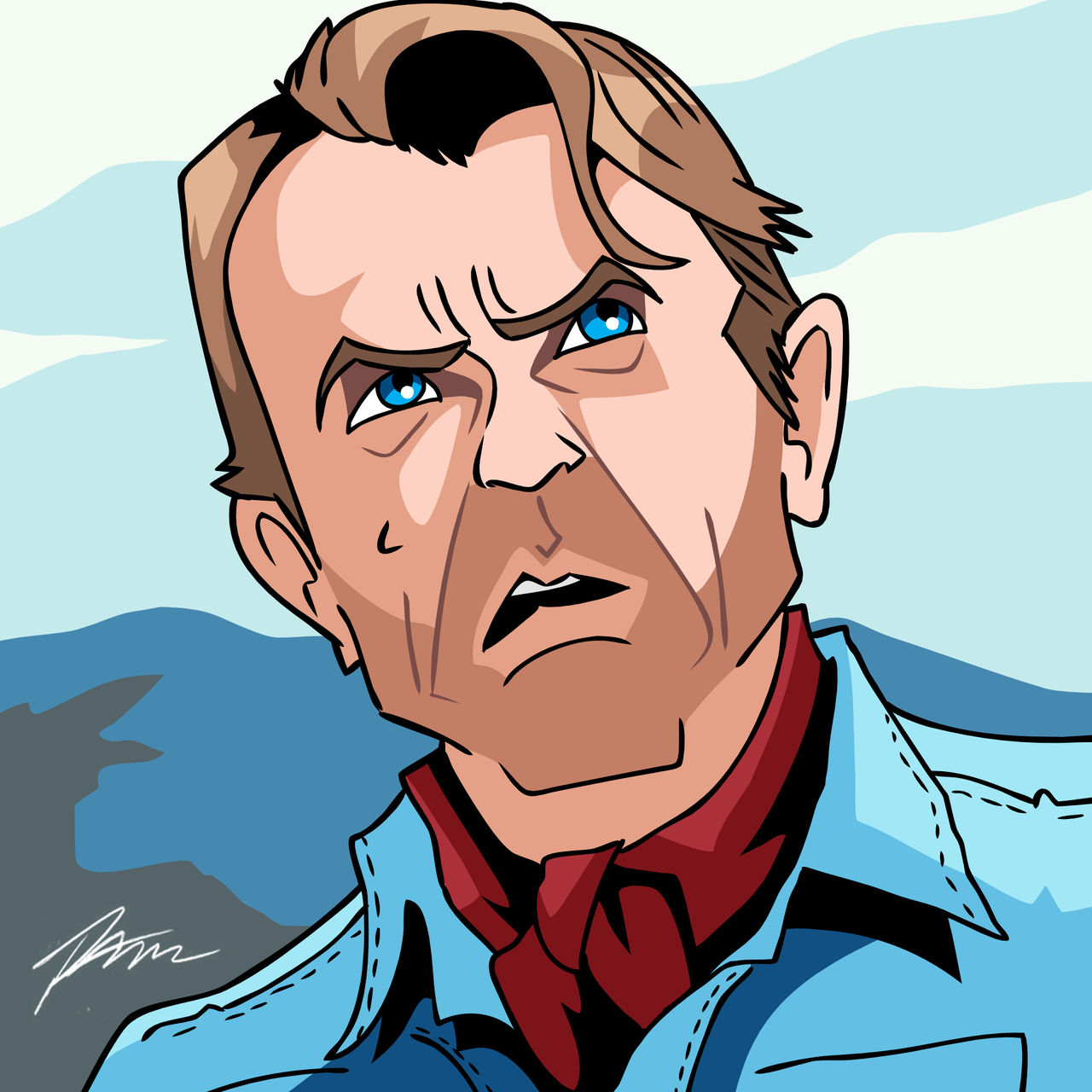 Same Neil Sam Neil (Jurassic Park 1993) by pedropam on DeviantArt
