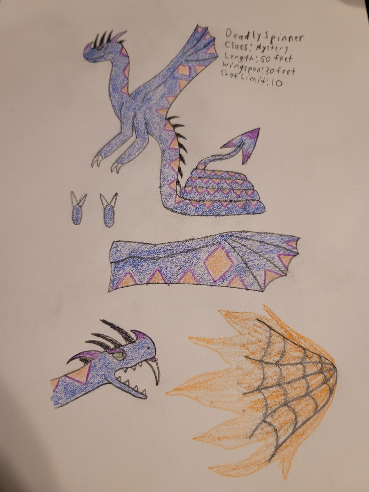 The Deadly Spinner Redesigned by WoolyHowlSpringtrap on DeviantArt