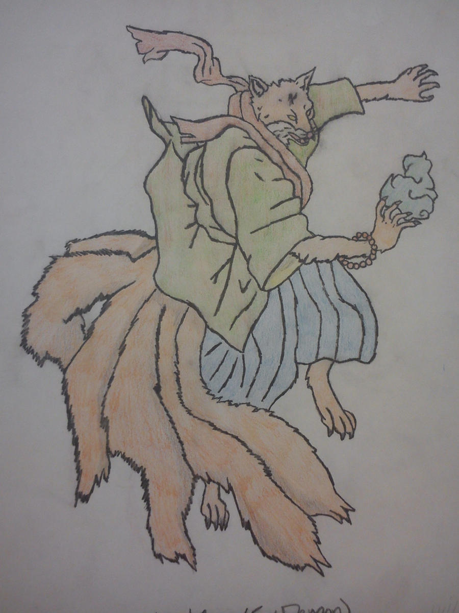 Kitsune Fox Demon By Hotdogger1998 On Deviantart Kitsune Fox Demon By Hotdogger1998 On Deviantart