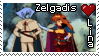 Lina and Zelgadis stamp