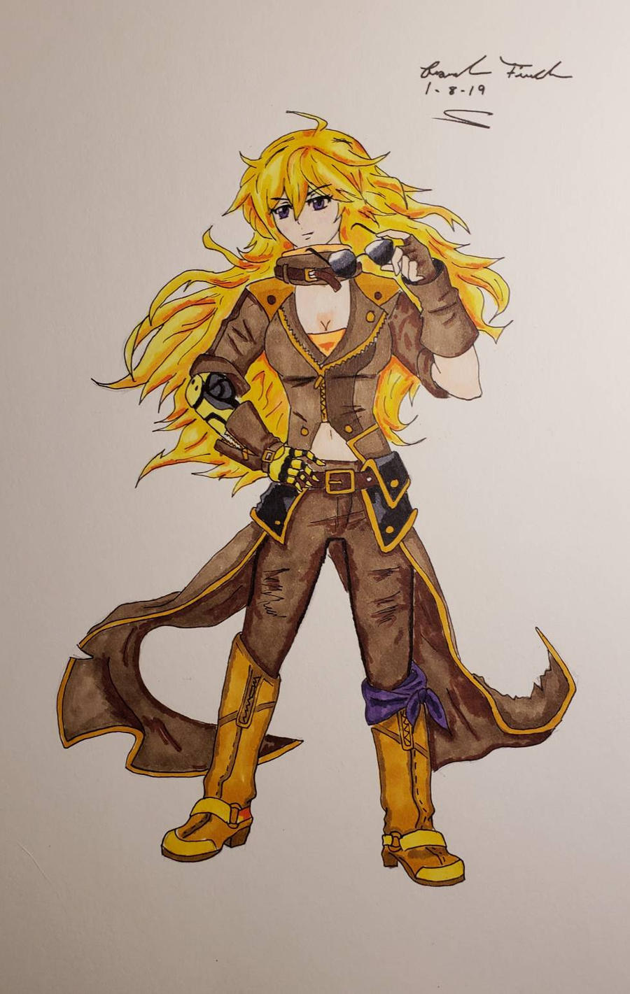 Yang -RWBY by FrostKiller605 on DeviantArt