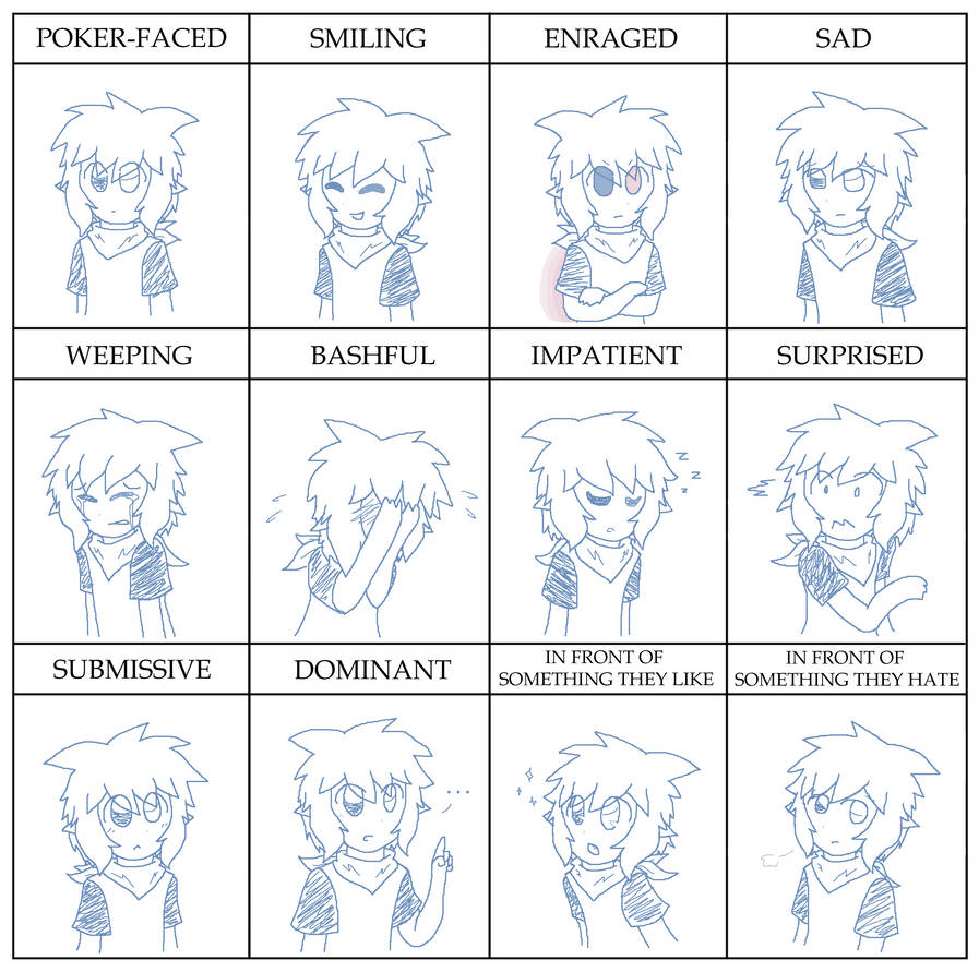 Expression Meme by Kawaii-Nerdy on DeviantArt