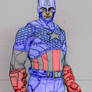 Captain America Marvel NOW colored costume