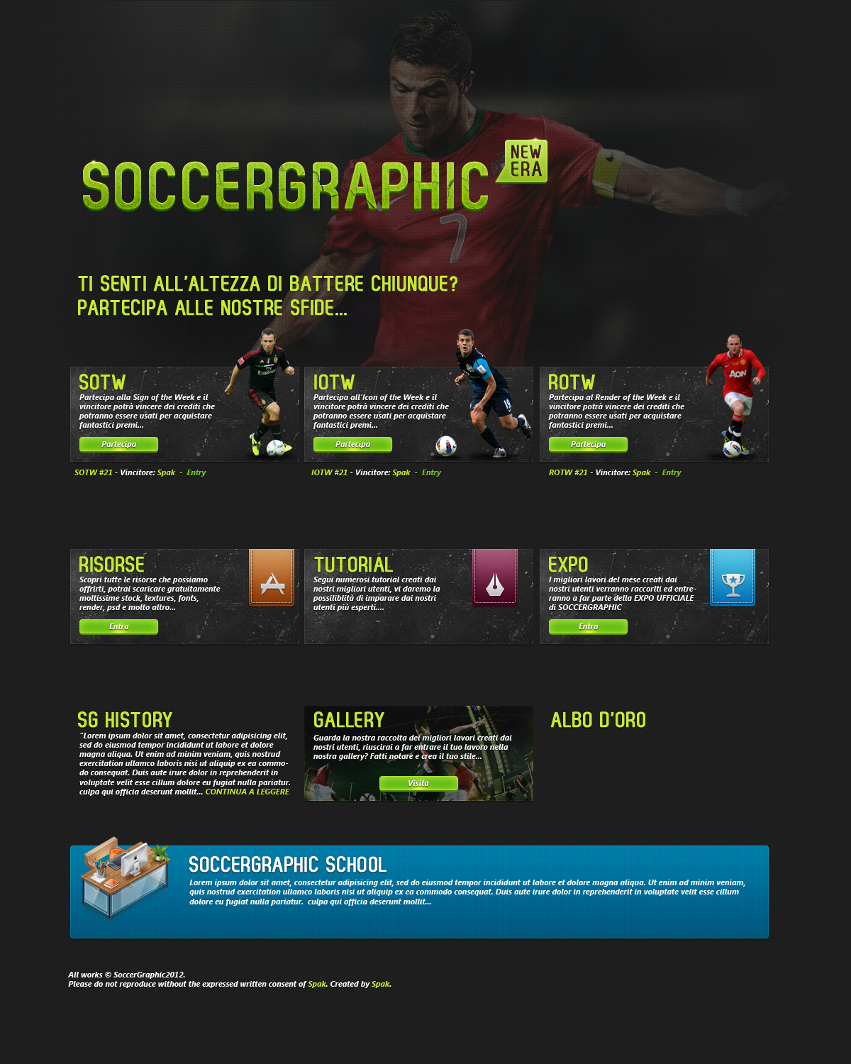 SoccerGraphic Homepage