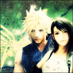 Cloud et Tifa - Final Fantasy VII