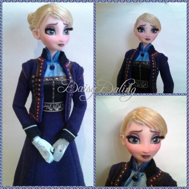 Disney's Frozen Princess Elsa Ooak Doll Repaint