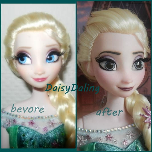 Disney's Frozen Fever Elsa Ooak Doll Repaint by DaisyDaling on DeviantArt