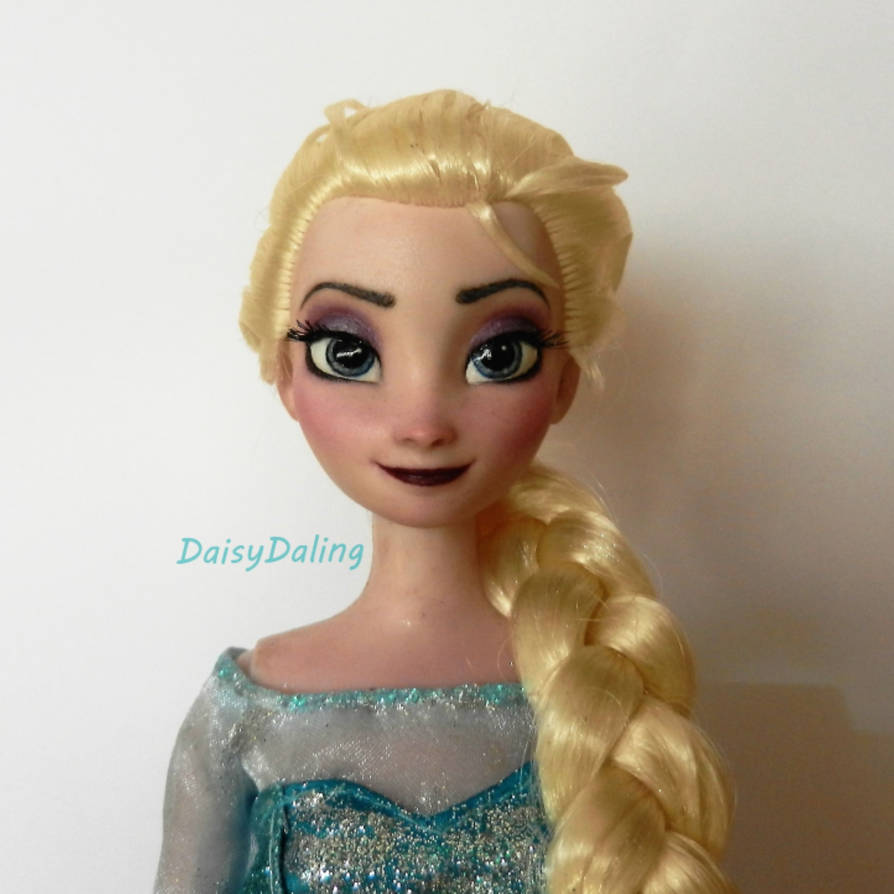 Disney's Frozen Queen Elsa Ooak Doll repaint by DaisyDaling on DeviantArt