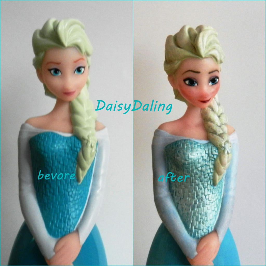 Disney's Frozen Elsa Ooak Figure Repaint