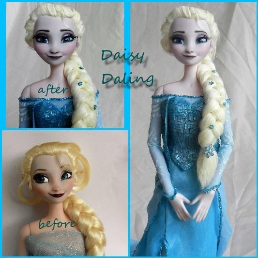 Disney's Frozen Ice Queen Elsa Ooak Doll Repaint by DaisyDaling on ...