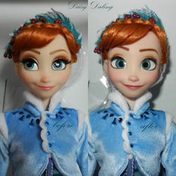 Disney's OFA Anna OOAK Doll Repaint