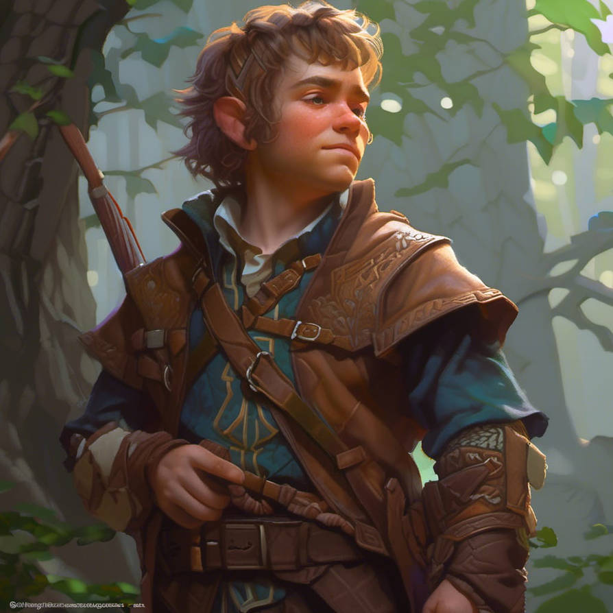 Halfling ranger by Tiarnan24 on DeviantArt