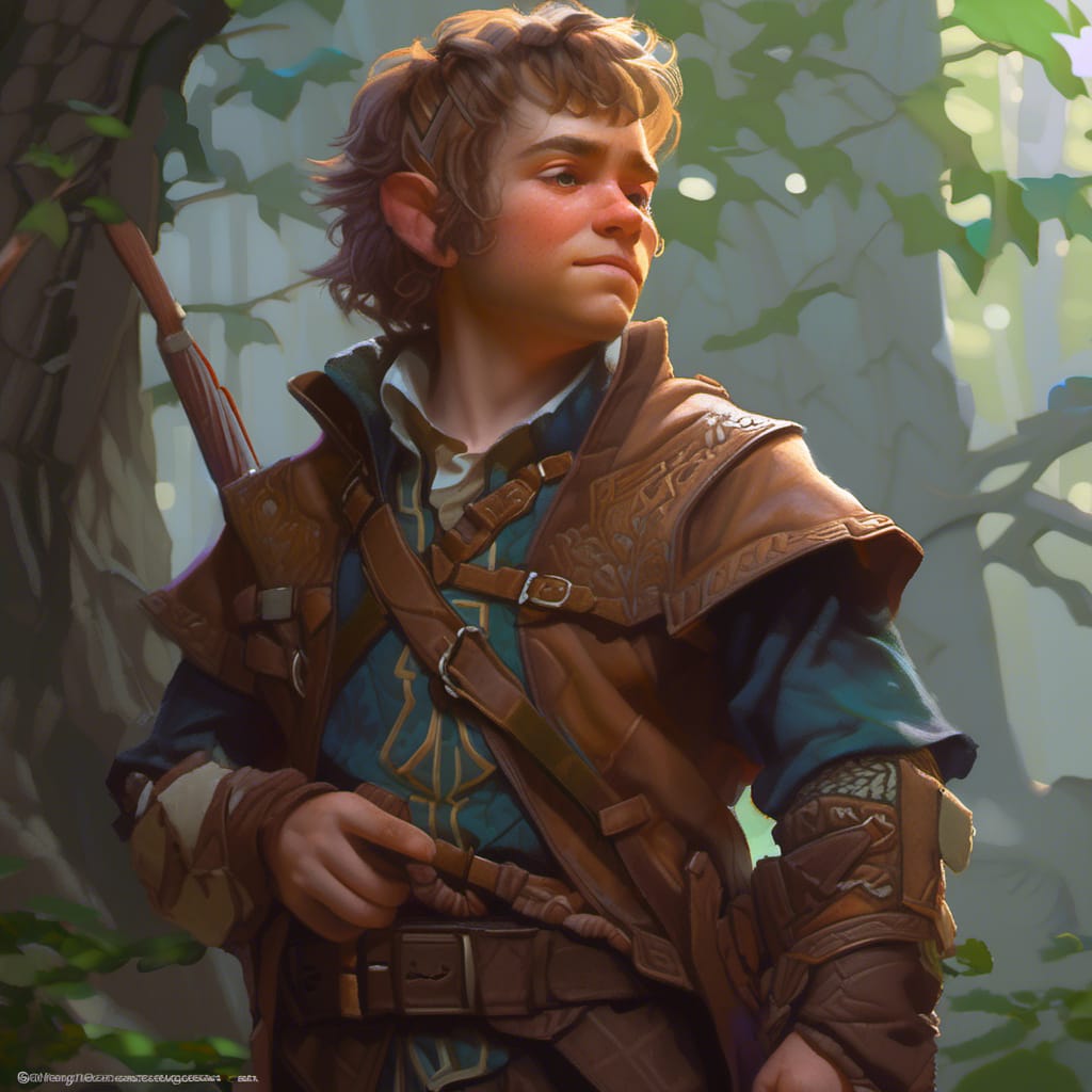 Halfling ranger by Tiarnan24 on DeviantArt