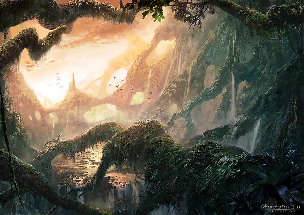 Roots landscape by MartaNael on DeviantArt