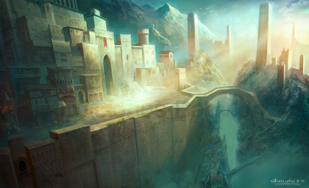 Castle and citywall village