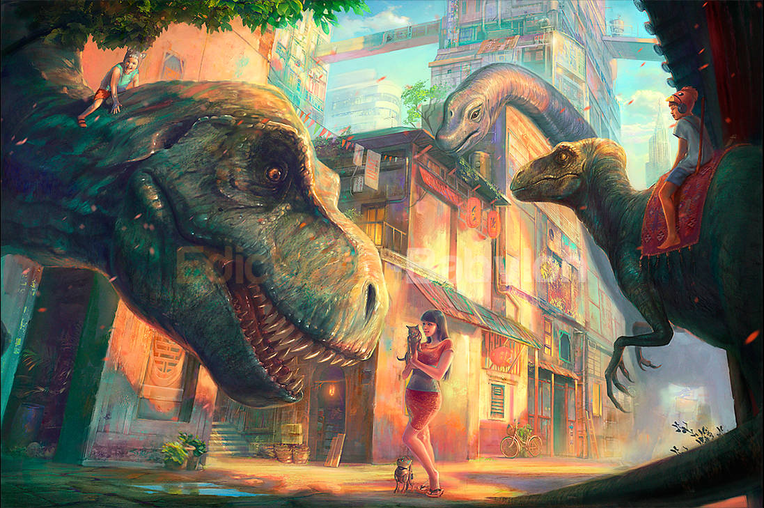 Dinotopia Tribute by MartaNael