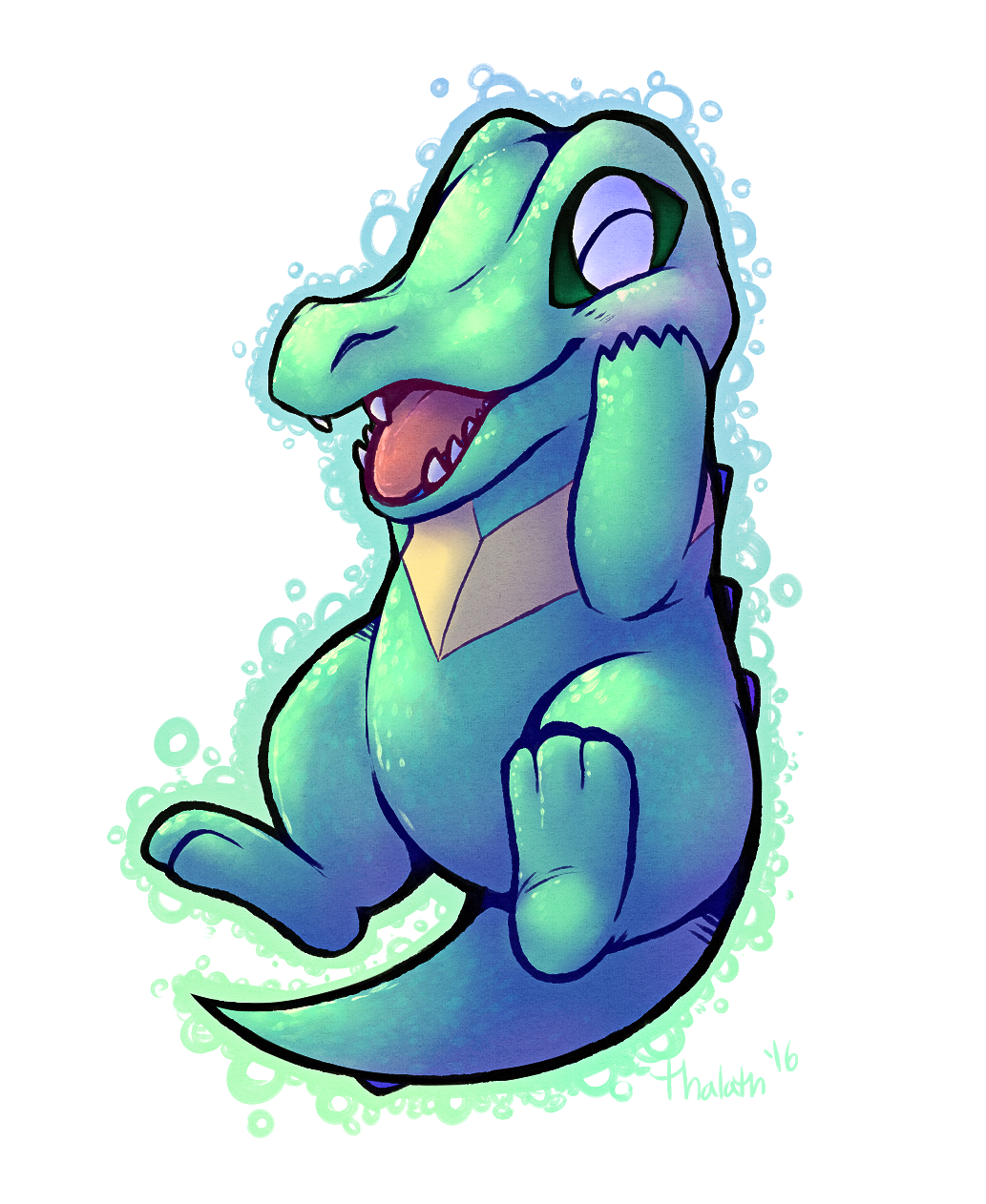 158 Shiny Totodile By Thalath On Deviantart 158 Shiny Totodile By Thalath On Deviantart