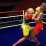 Boxing match Elisabeth Raven #2