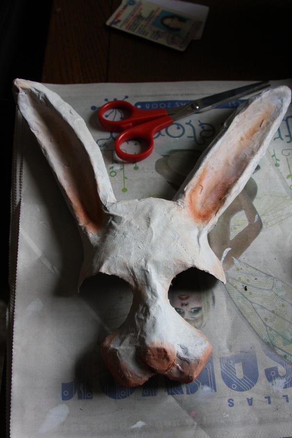 Deviantart Rabbit Mask White Rabbit Mask by Seratoninsolace on DeviantArt