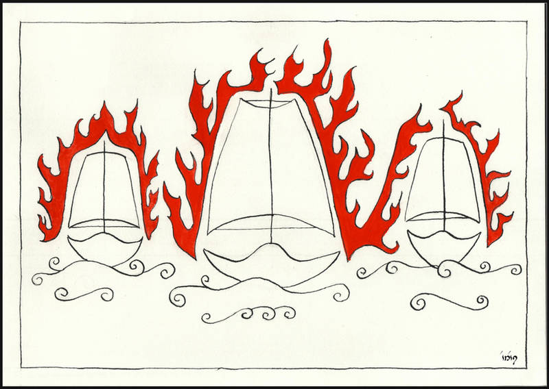Of the Burning of the White Ships by dieroteiris Of the Burning of the White Ships by dieroteiris