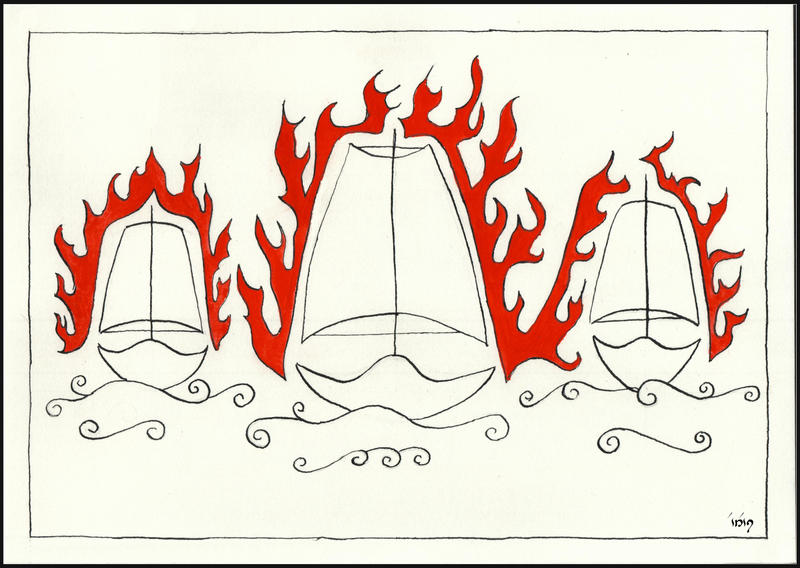 Of the Burning of the White Ships by dieroteiris Of the Burning of the White Ships by dieroteiris