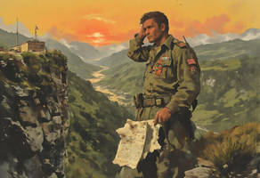 Had stayed at home behind me and was fast asleep