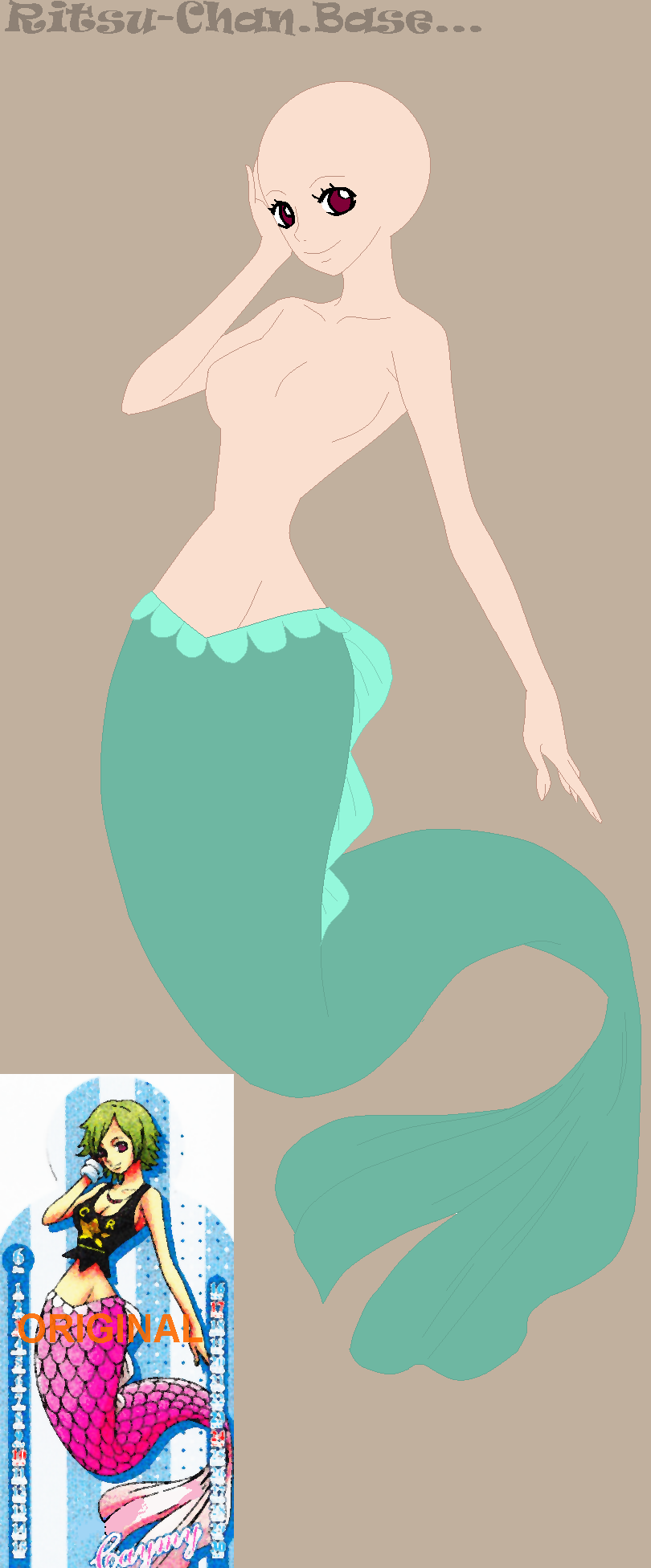 One Piece Mermaid base.. by RitsukaEzgiChanx3 on DeviantArt