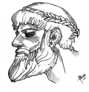 Zeus Etching