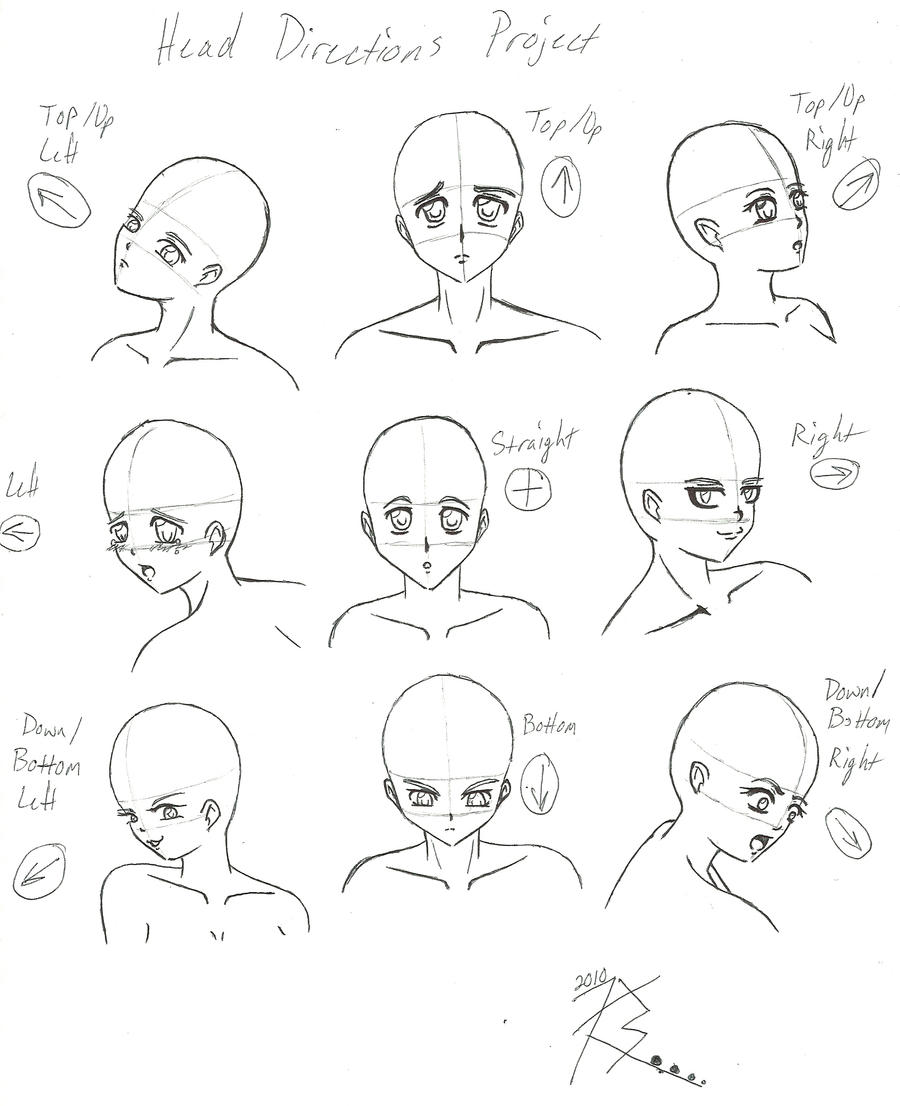 New Project - Head Directions by Eyzmair-chan on DeviantArt