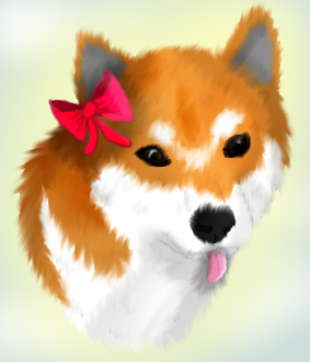 Headshot Realism: Shiba Inu