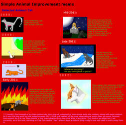 Simple Animal Improvement meme: Cats