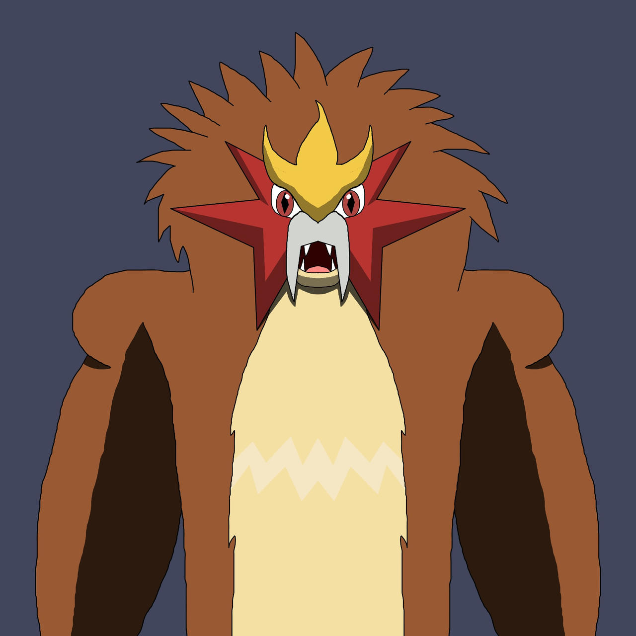 Entei by Monstercartoon on DeviantArt