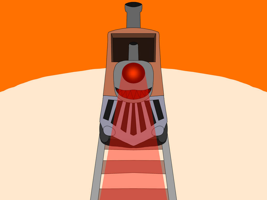 Evil train by Monstercartoon on DeviantArt
